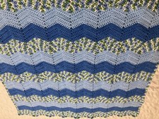 2 Available, Handmade Crochet Toddler,Baby Blanket Size 36 X 37 Inches