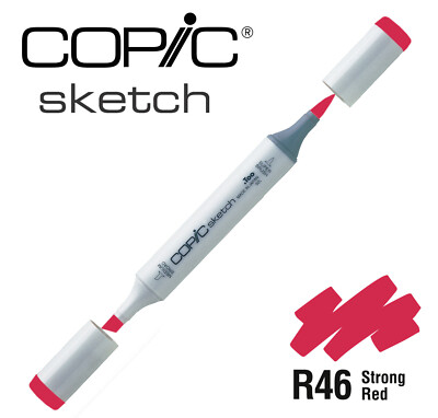 Marqueur à l'alcool Copic Sketch R46 Strong Red - Copic