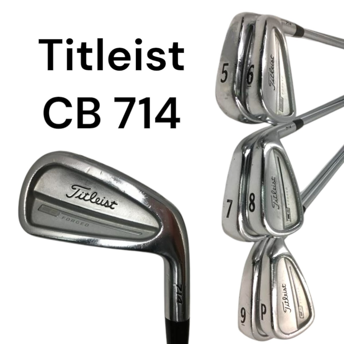 Set of 7 x Titleist 718 CB Forged Irons 4-PW Extra Stiff Steel Shafts* Set of 7 x Titleist 718 CB Forged Irons 4-PW Extra Stiff Steel Shafts*