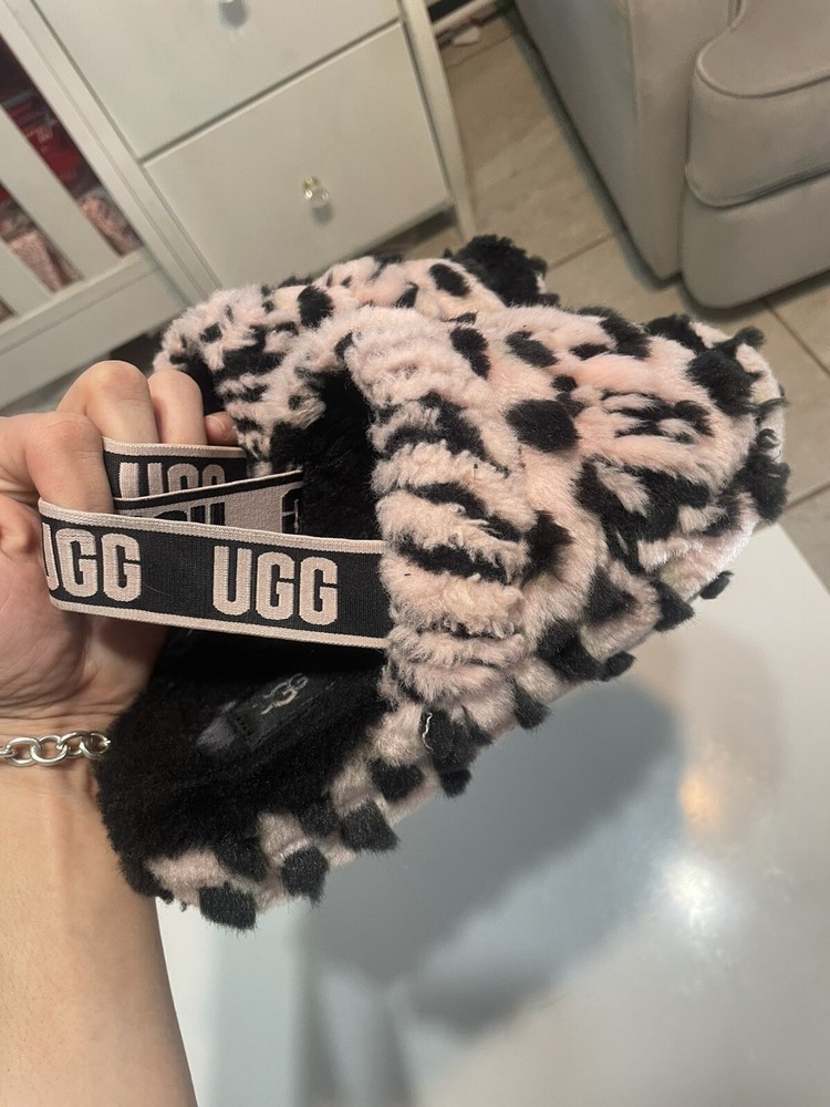 Pink Leopard Print Uggs Women’s 8