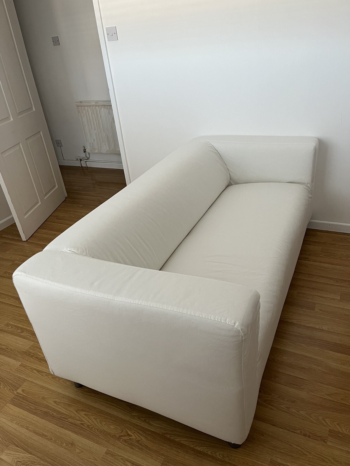 IKEA Klippan 2 Seater White Sofa eBay