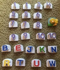 LEAP FROG LETTER FACTORY BUCKET REPLACEMENT LETTERS NUMBERS