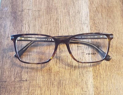 Prada VPR 14W ZXH-101 Moro Turquoise Tortoise Frame Demo Lens 56
