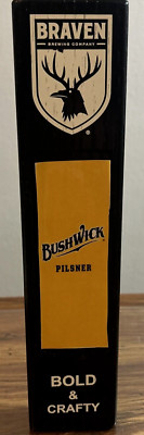 Braven Brewing Bushwick Pilsner - 10''  Wooden Beer Tap Handle Brooklyn NY
