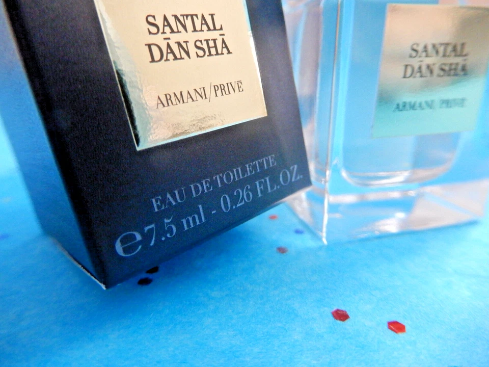 Armani Prive SANTAL DAN SHA Eau De Toilette Perfume Mini Viaje .26 OZ ~ Bergamota Foto 2 de 3