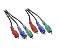 NEW Insignia NS-HZ508 6' 6ft Long Component Video Cable - Black - gaming tv jack