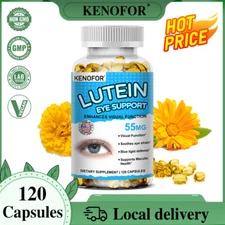 Eye Health Supplement, Lutein and Zeaxanthin, Eye Strain Support 120 Capsules