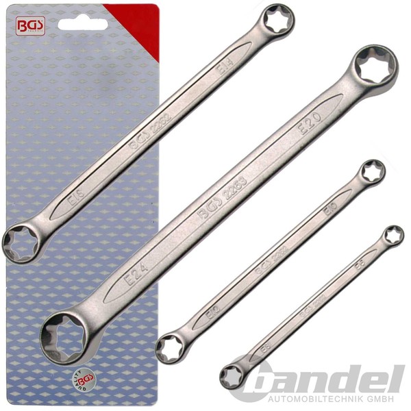 BGS DOPPEL-RINGSCHLÜSSEL-SATZ E-PROFIL AußEn-Tx Stern E6 X E8 - E20 X E24-image