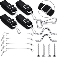Saintrygo Adjustable Bimini Top Hardware 4 Pieces Bimini Boat Top Straps with St