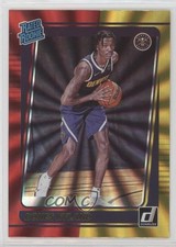 2021-22 Panini Donruss Rated Rookie Holo Red & Gold Laser Bones Hyland #244 0u26