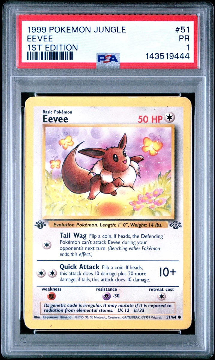 Eevee Pokémon TCG Professional Sports Authenticator (PSA