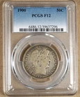 1900 BARBER HALF DOLLAR PCGS F12 637296