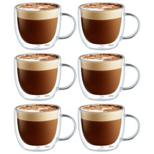 6x 350ml doppelwandige Thermogläser mit Henk...