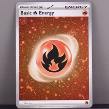 Pokemon Fire Energy 002 SVEN Cosmos Holo NM Scarlet & Violet Energy Card