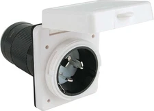 50 Amp Power Inlet - White For RVs/Motorhomes/Trailers