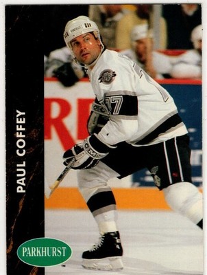1992 Pro Set Hockey Paul Coffey No. 297 Los Angeles Kings