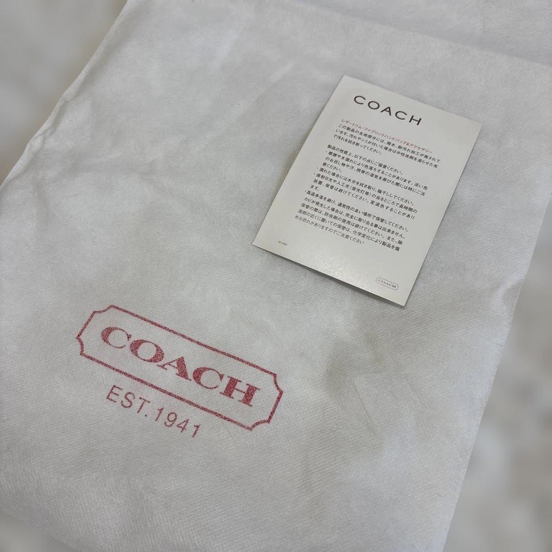 COACH Signature Canvas Python Pouch Mini Bag Bord… - image 13