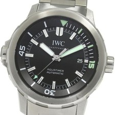 IWC AQUATIMER IW329002 44mm SS Black Dial Automatic Date Watch #C465 6