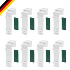 8 Klemmhalter für Doppelrollo Fenster Innenmontage Kunststoff Zubehör
