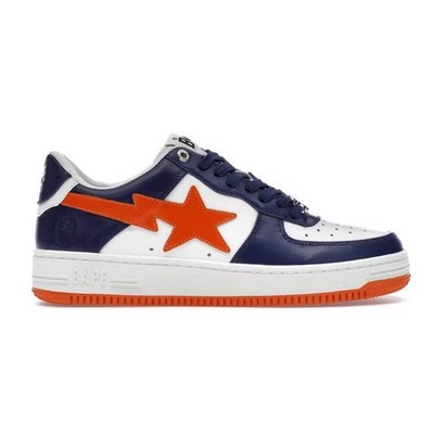 A Bathing Ape BAPE STA #3 M2  White Blue Orange 