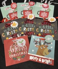 OLD EAST MAIN CO-Christmas Kraft Embossed Bags-Small Bags-8 Count 🔥🔥