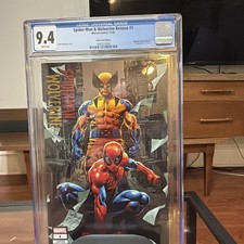 Spider-man & Wolverine #1 CGC 9.4 SILVER Foil Whatnot Year in Marvel NO RESERVE