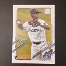 2021 Topps Update Jazz Chisholm Jr. Rookie Debut #US114 Miami Marlins 