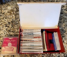 VINTAGE GAF View-Master w/GAF box w/ 30 Complete Sets 90 Reels  13 Reels