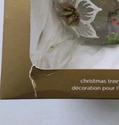 HALLMARK RARE 2019 HERITAGE CLEAR FLORAL BALL BLOWN GLASS ORNAMENT — photo 7