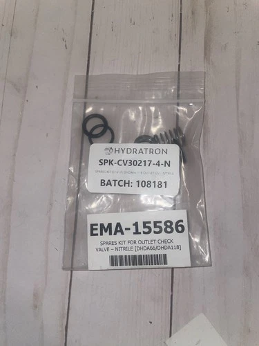 Hydratron SPK-CV30217-4-N. 9/16" (F) DHDA66- 118 Outlet Check Valve Kit
