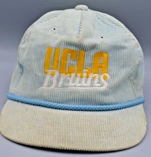 Vintage MMB 90’s UCLA Bruins College Blue Corduroy Adjustable Cap Hat