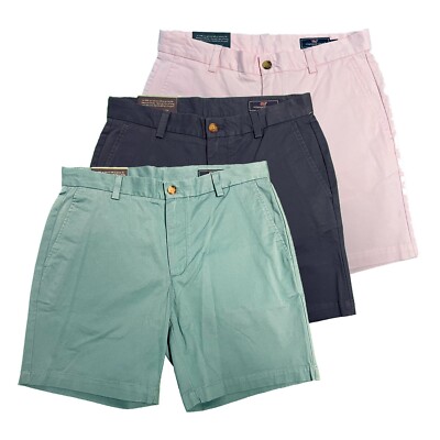 Vineyard Vines Men's Short 7inch Stretch Breaker Solid Shorts (S03)