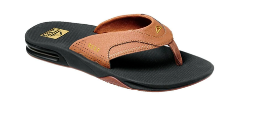 Reef Fanning Grey Khaki Sandal Comfort Flip Flop Men's US 9 NWT w/ Bottle  Opener | eBay