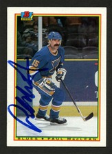 Paul MacLean #18 signed autograph auto 1990-1991 Bowman Hockey Trading Card
