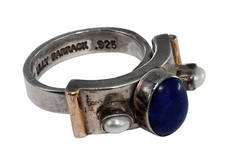 Lilly Barrack Solid 925 Sterling Silver 14K G...