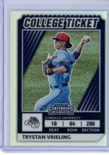 2022 Panini Elite Extra Edition College Tickets Optic Holo Trystan Vrieling #40