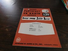 Sams Photofact CB Radio Series Service Repair Manual Book Guide Schematic  139