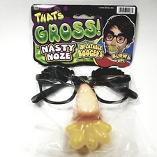 Thats Gross Glasses With Green Slimey Looking Nasty Nose Inflatable Snot Boogers