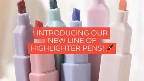 Colour Highlighter Pen Set, Soft Tip Fluorescent Markers with Fine Writing pens - Video 1 of 1