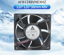 Delta AFB1248VHE-XHZ 12038 12cm 48V 0.27A Double Ball Cooling Fan 3-wire