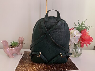 Michael Kors Erin Medium Backpack Racing Green Leather  display picture 3