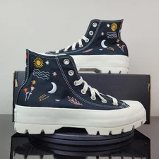 Converse CTAS Lugged Platform It's OK to Wander Black Shoe 571753C Women's Sz 8