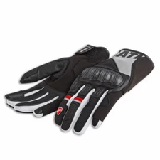 Ducati Alpinestars Company C2 Leather Textile Gloves Red Grey New