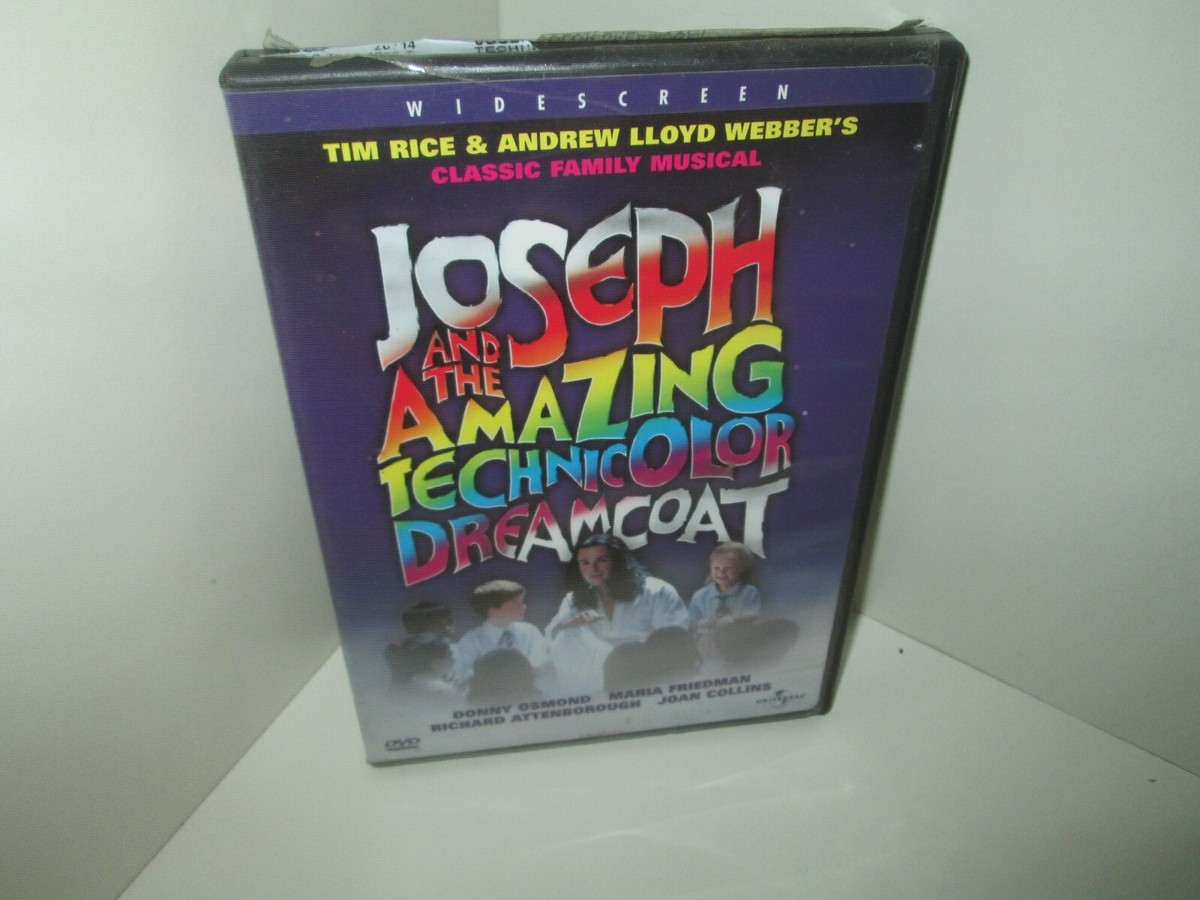 JOSEPH AND AMAZING TECHNICOLOR DREAMCOAT Musical dvd DONNY OSMOND