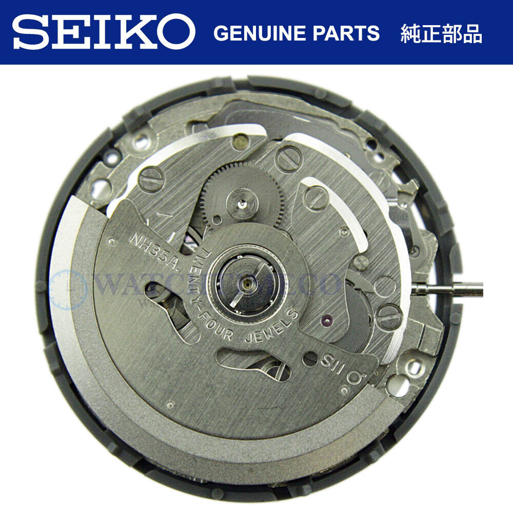 Seiko SII NH35 NH35A Black Date Wheel Disc Automatic Watch Seiko SII NH35 NH35A Black Date Wheel Disc Automatic Watch