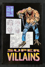 JOE KUBERT WORLD OF CARTOONING SUPERVILLAINS HC ART TRAINING BOOK