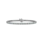55 Diamonds 7 Inches 9.45 Grams Approx Tennis Bracelet Round Cut 10 Gold 5Ct