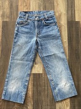 Levi's Kids Jeans 418-0216 Size 10 Slim  W21 L18 Stains