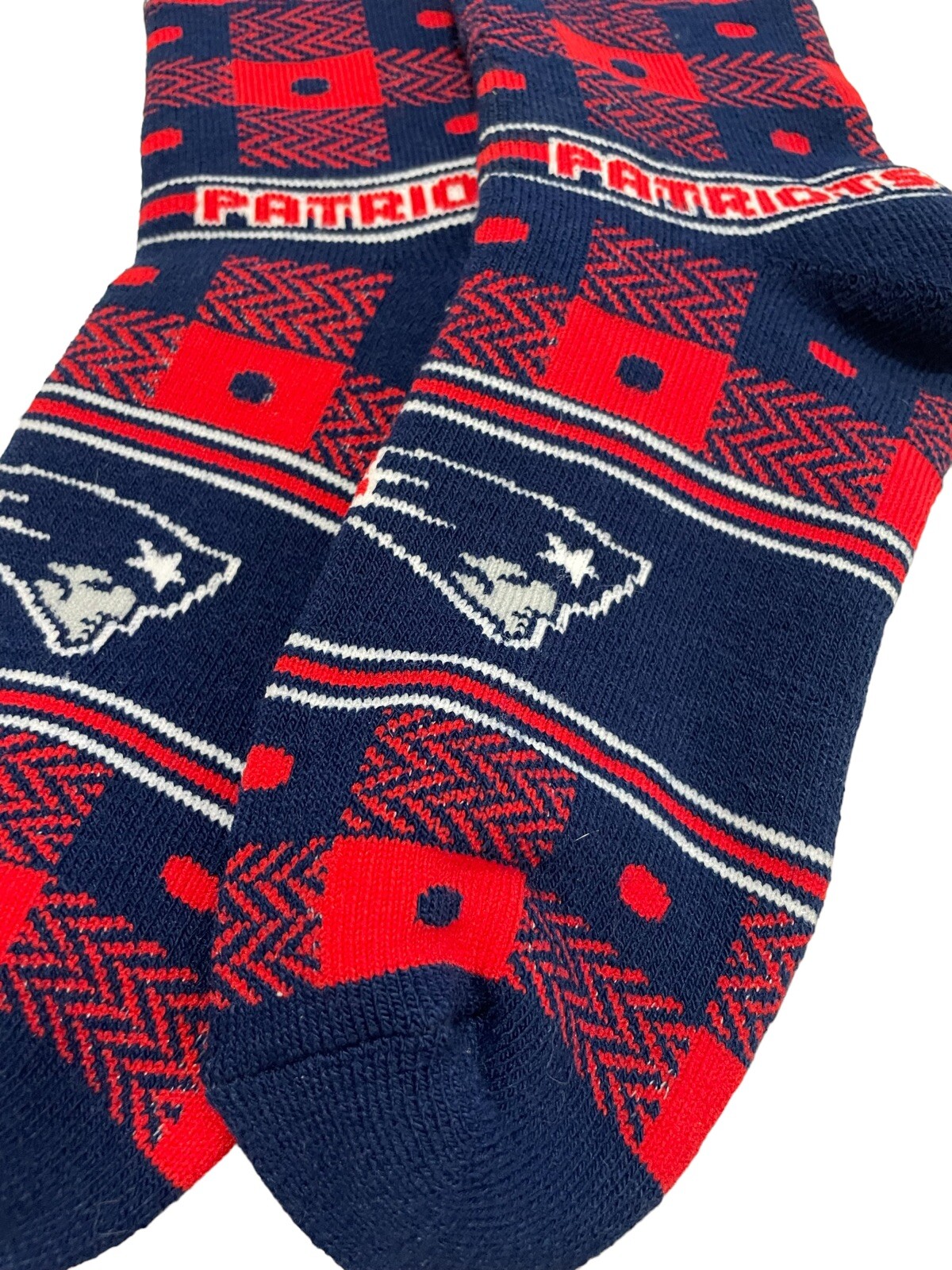SAOLA Calze New England Patriots calcio rosso blu crew solo per piedi unisex NFL