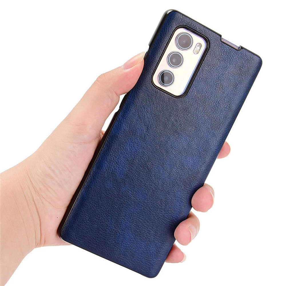 Phone Case Solid Color Back Cover Wear-resistant Retro Shell for LG Wing 5G